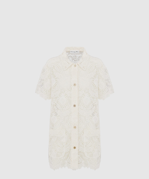 [DIOR-디올]반소매 블라우스 441B9