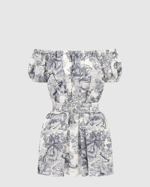 [DIOR-디올]플레어 쇼트 드레스 441D5