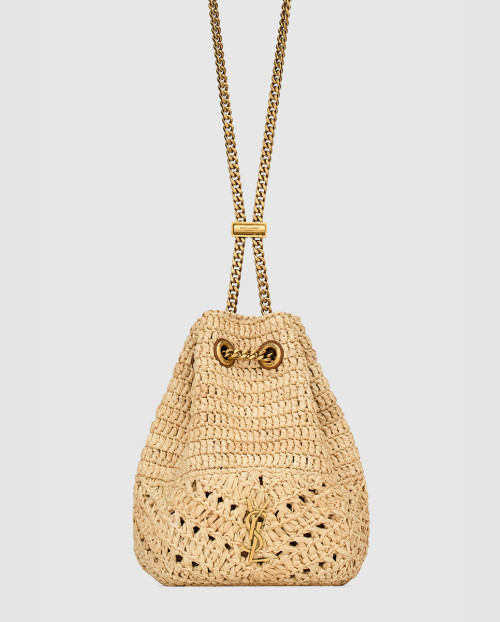 [SAINT LAURENT-생로랑]라피아 소재의 미니 JOE 774297