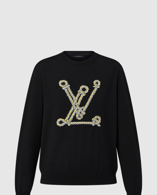 [LOUIS VUITTON-루이비통]그래픽 테크니컬 니트 풀오버 1AFLWN