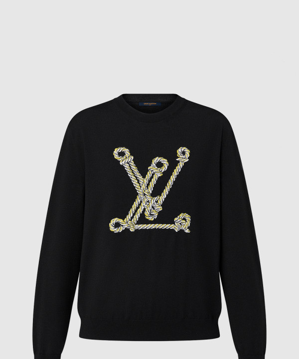 [LOUIS VUITTON-루이비통]그래픽 테크니컬 니트 풀오버 1AFLWN