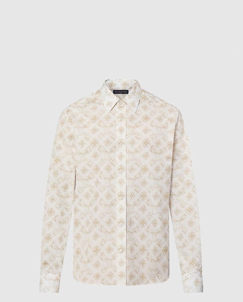 [LOUIS VUITTON-루이비통]모노그램 긴팔 코튼 셔츠 1ABJLM