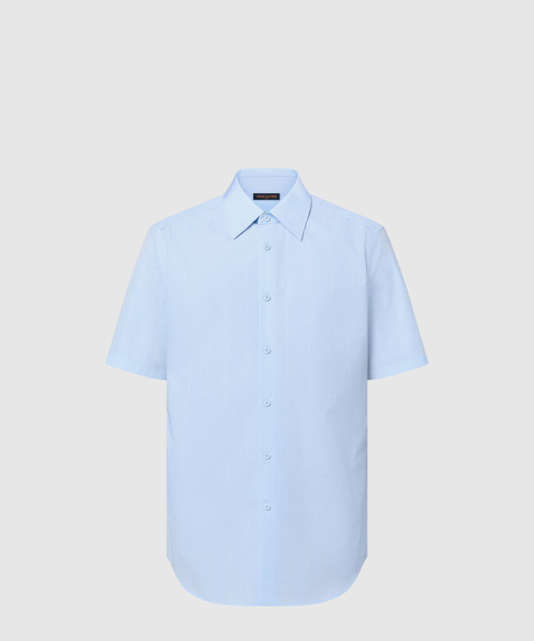 [LOUIS VUITTON-루이비통]쇼트 슬리브드 코튼 셔츠 1AFJVW