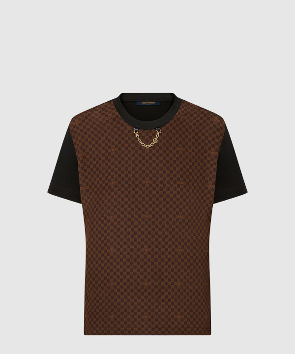 [LOUIS VUITTON-루이비통]마이크로 다미에 인서트 티셔츠 1AFPFT