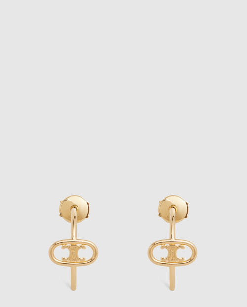 [CELINE-셀린느]마이용 트리옹프 후프 귀걸이 46Z586