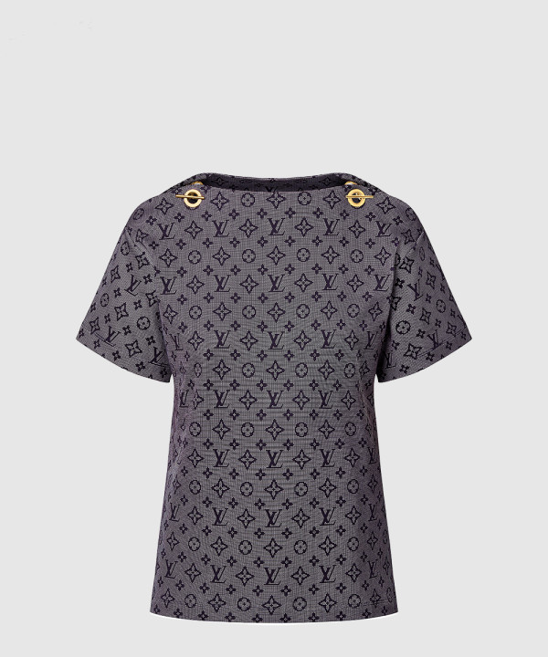 [LOUIS VUITTON-루이비통]바토 넥 티셔츠 1ABCC8