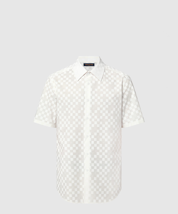 [LOUIS VUITTON-루이비통]쇼트 슬리브드 코튼 셔츠 1AFJW4