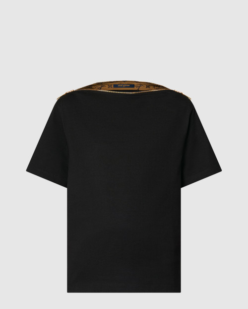[LOUIS VUITTON-루이비통]지퍼 네크라인 바토 티셔츠 1AFGQM