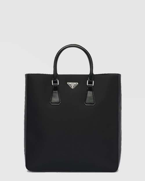 [PRADA-프라다]리나일론 및 브러쉬드 가죽 토트백 2VG115