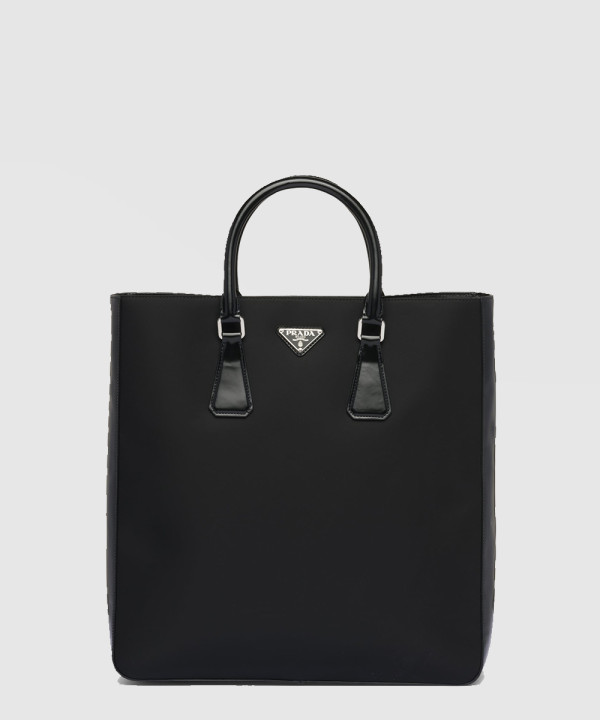 [PRADA-프라다]리나일론 및 브러쉬드 가죽 토트백 2VG115