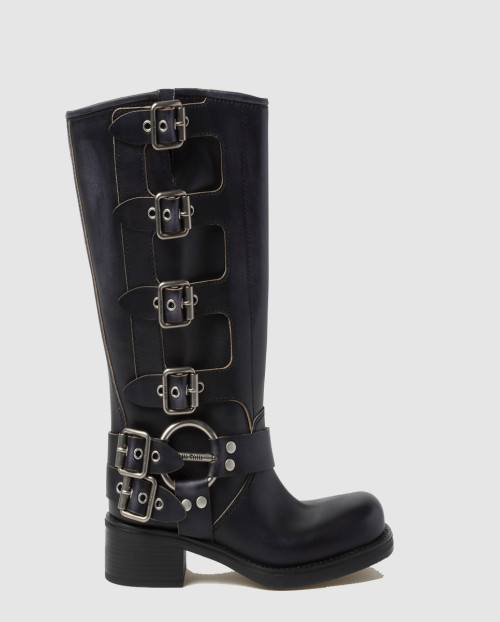 [MIUMIU-미우미우]가죽 부츠 5W792D