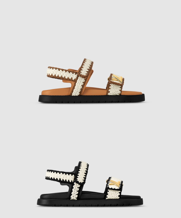 [LOUIS VUITTON-루이비통]선셋 플랫 컴포트 샌들 1ACZJY