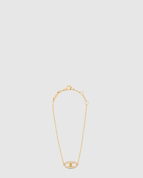 [CELINE-셀린느]마이용 트리옹프 다이아몬드 팔찌 46Y146