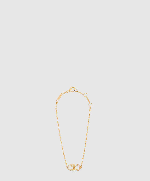 [CELINE-셀린느]마이용 트리옹프 다이아몬드 팔찌 46Y146