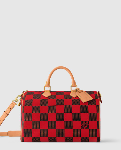 [LOUIS VUITTON-루이비통]스피디 40 반둘리에 다미에 팝 N40580