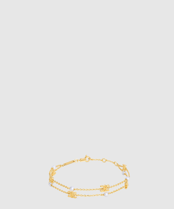 [CELINE-셀린느]트리옹프 펄 더블 팔찌 460PL6