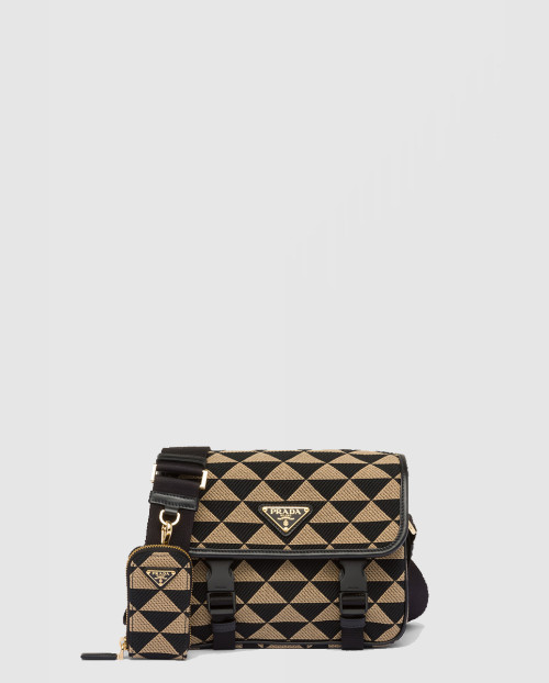 [PRADA-프라다]심볼 자수 패브릭 백 2VD034