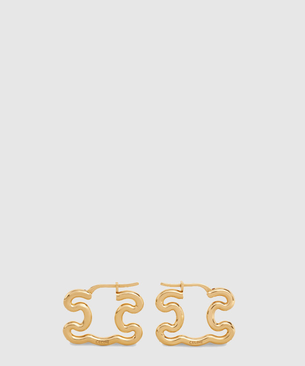 [CELINE-셀린느]트리옹프 프레임 귀걸이 460HS6