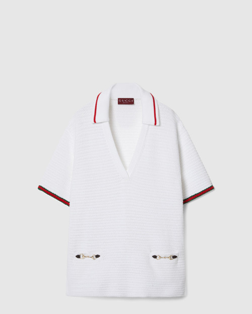 [GUCCI-구찌]크로쉐 이펙트 코튼 드레스 786419