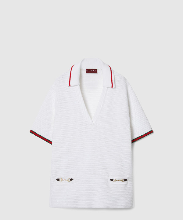 [GUCCI-구찌]크로쉐 이펙트 코튼 드레스 786419