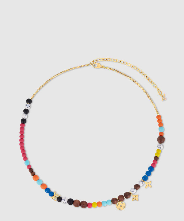 [LOUIS VUITTON-루이비통]서핑 비즈 목걸이 M01891