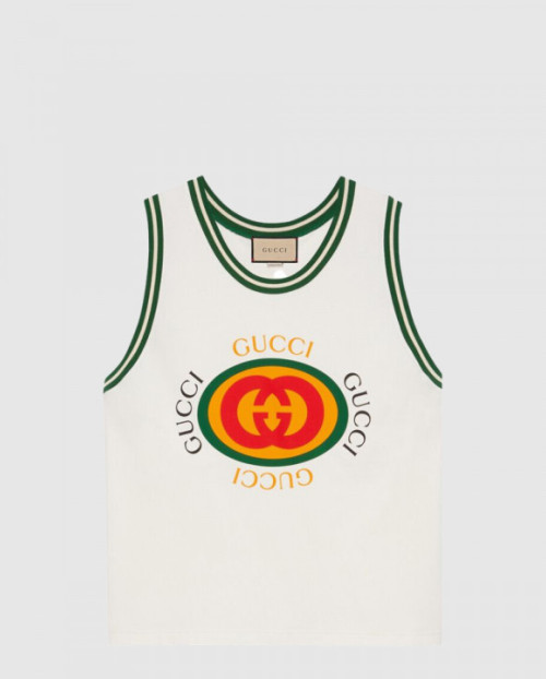 [GUCCI-구찌]플라워 코튼 톱 742519