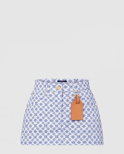 [LOUIS VUITTON-루이비통]프린트 미니 스커트 1AFTGN