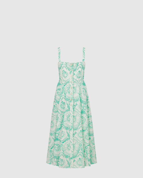 [DIOR-디올]플레어 미디 드레스 441D5