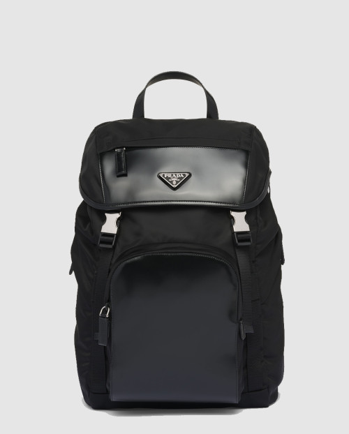 [PRADA-프라다]리나일론 및 사피아노 가죽 백팩 2VZ135