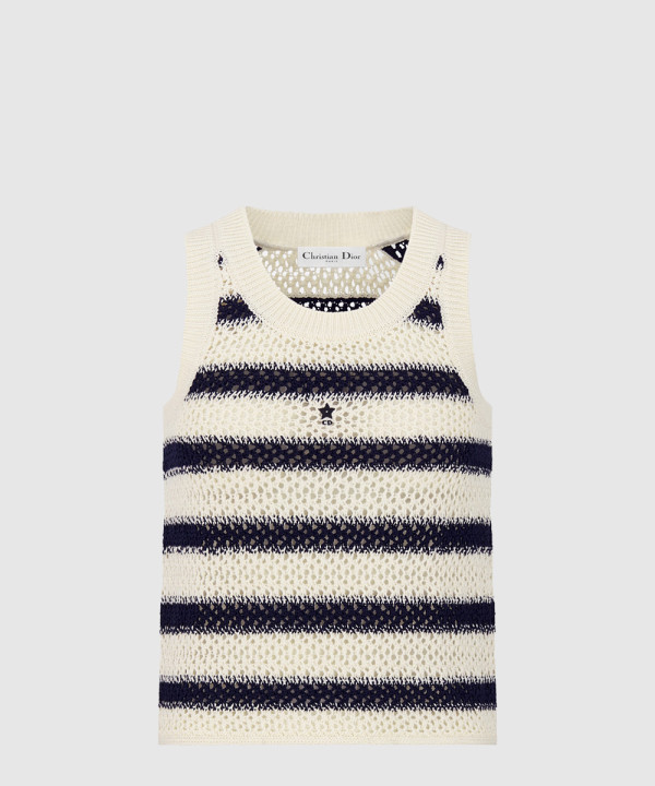 [DIOR-디올]크롭 탱크 탑 444T0