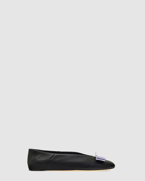 [FERRAGAMO-페레가모]바라 보우 발레 플랫 01I217