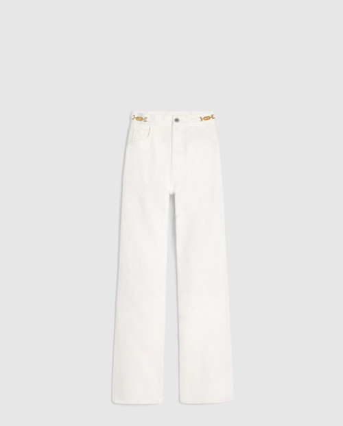 [CELINE-셀린느]제인 플레어 진 옵틱 화이트 워시 데님 2N8606