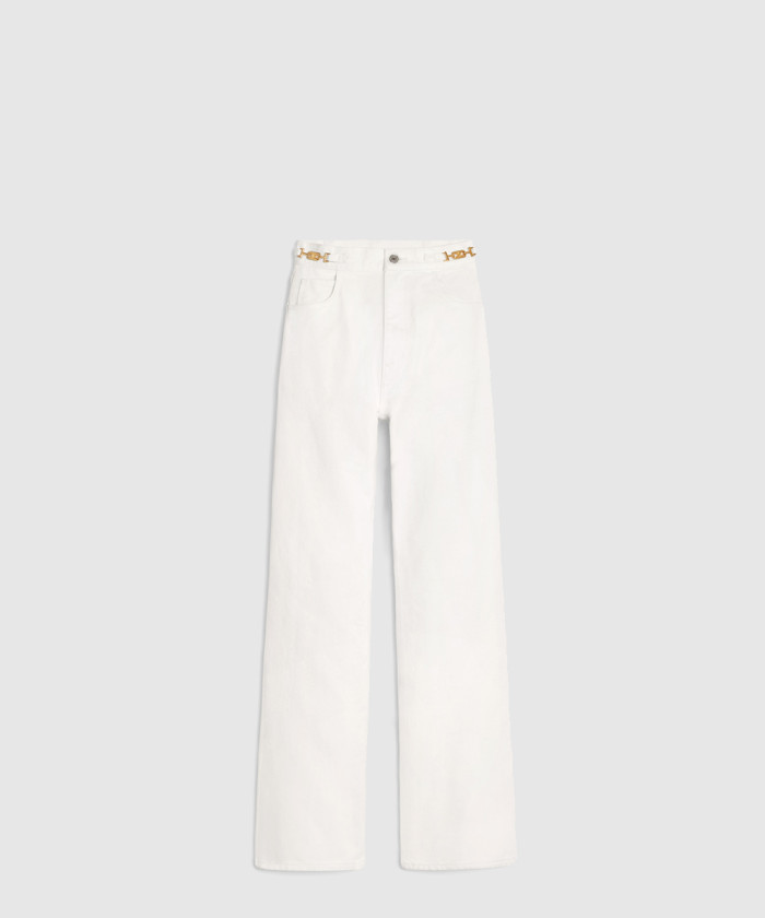 레플리카|이미테이션 celine-셀린느제인-플레어-진-옵틱-화이트-워시-데님-2n8606