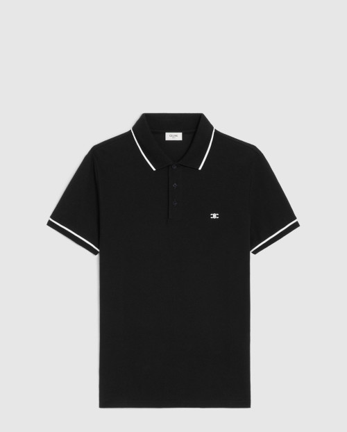 [CELINE-셀린느]클래식 폴로 셔츠 코튼 피케 2X75H6