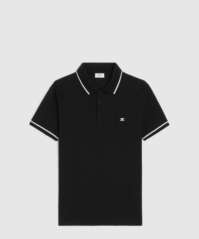 레플리카|이미테이션 celine-셀린느클래식-폴로-셔츠-코튼-피케-2x75h6
