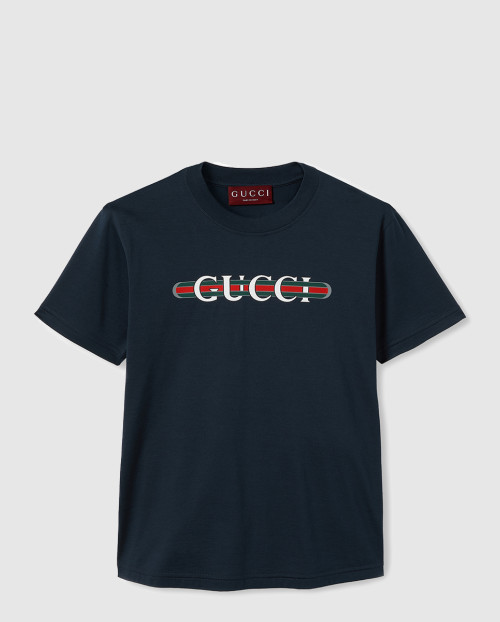 [GUCCI-구찌]프린트 코튼 저지 티셔츠 787299