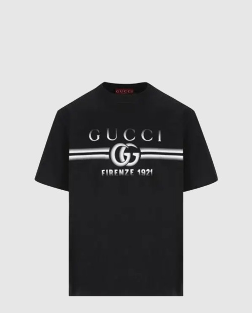 [GUCCI-구찌]프린트 코튼 저지 티셔츠 785345