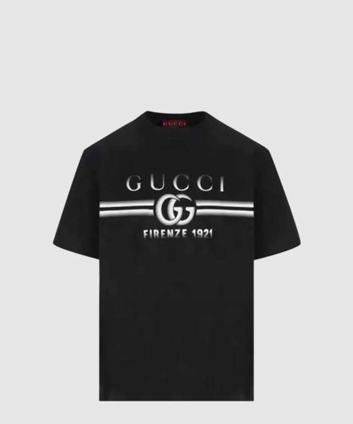 레플리카|이미테이션 gucci-구찌프린트-코튼-저지-티셔츠-785345-2