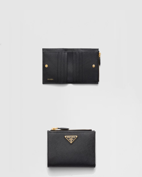 [PRADA-프라다]사피아노 가죽 반지갑 1ML050