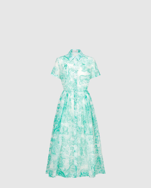 [DIOR-디올]미디 셔츠 드레스 441R8