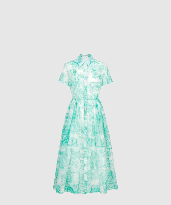 [DIOR-디올]미디 셔츠 드레스 441R8