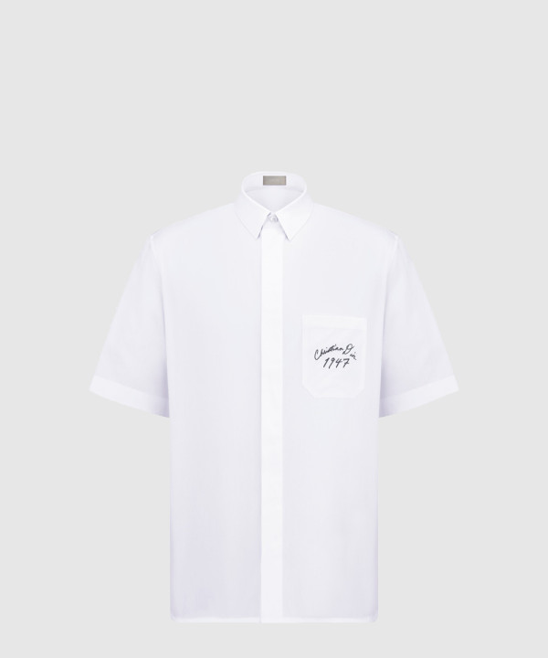 [DIOR-디올]핸드라이팅 반소매 셔츠 493C5