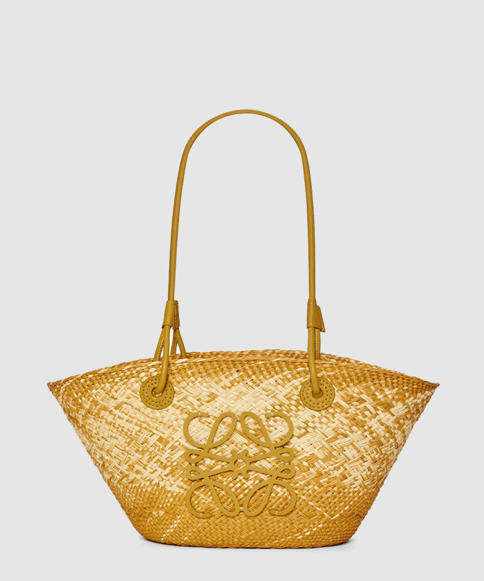 레플리카|이미테이션 loewe-로에베이라카-팜-및-카프스킨-소재의-스몰-애너그램-바스켓백