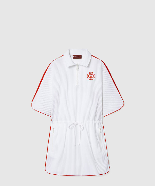 [GUCCI-구찌]스트라이프 코튼 혼방 드레스 743080