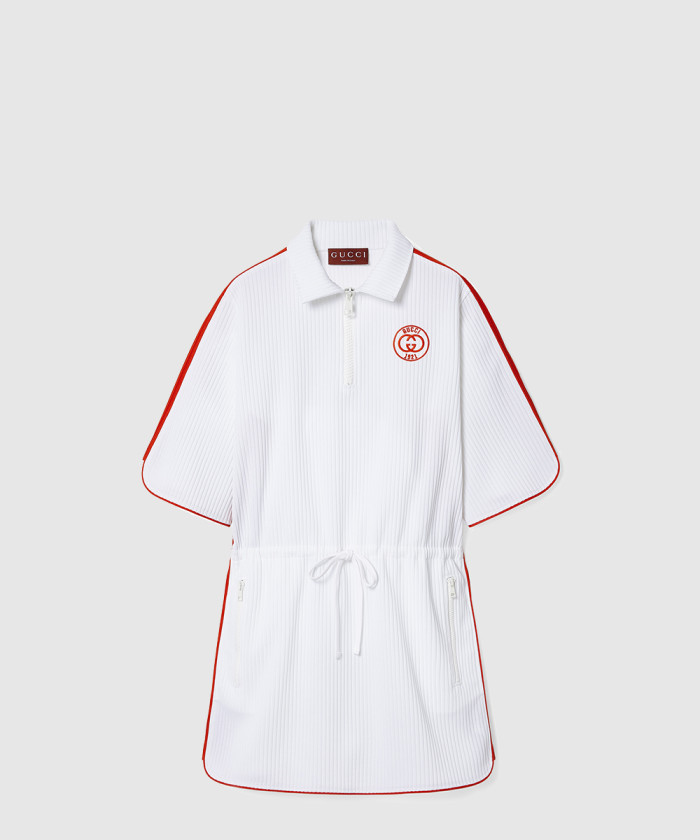 레플리카|이미테이션 gucci-구찌스트라이프-코튼-혼방-드레스-743080