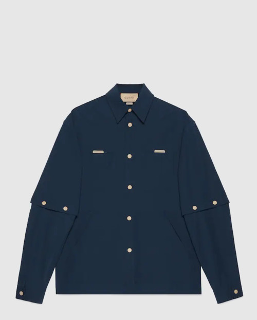 [GUCCI-구찌]자수 코튼 나일론 셔츠 747375