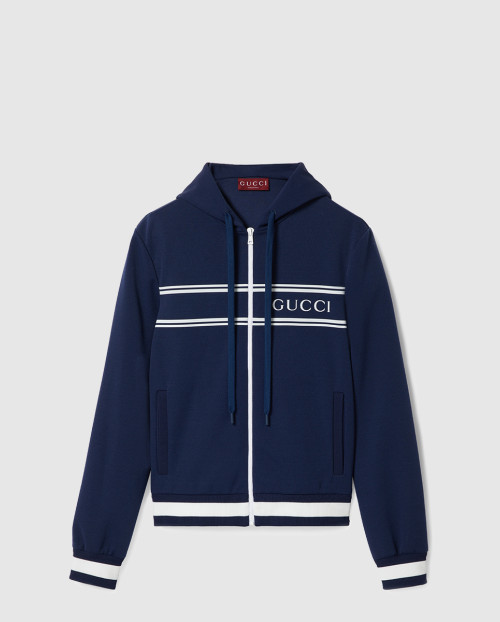 [GUCCI-구찌]테크니컬 저지 후드 스웨트셔츠 787939