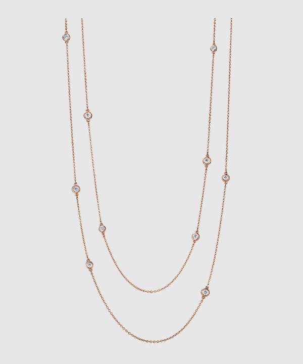 [TIFFANY-티파니]다이아몬드 바이 더 야드 목걸이