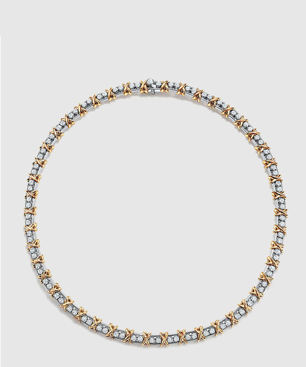 [TIFFANY-티파니]나인티 투 스톤 목걸이