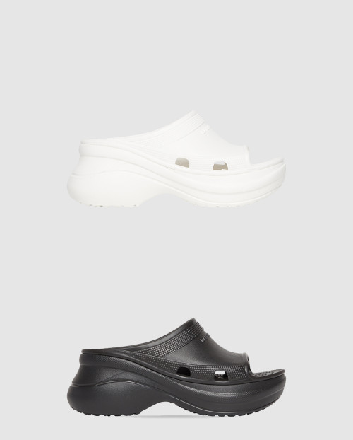 [BALENCIAGA-발렌시아가]풀 크록스 슬라이드 샌들 677389